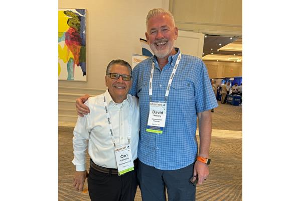 David Meberg (Consolidated Flooring) and Carl Franzella (Sun Interiors)